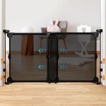 Barriere de securite retractable 86 - 140cm, barriere extensible pour enfants et chien, barriere de securite ...
