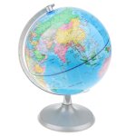 Base en métal de 20cm, jouet d'apprentissage educatif, carte du monde, globe Base en métal de 20cm, jouet d'apprentissage educatif, carte du monde, globe