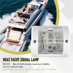 Bateau 12v stern light navigation lights marine led boat light sailing lamp waterproof navigation light ...
