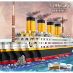Bateau de croisière 3d titanic de luxe, assemblage de 1860 pièces, blocs de construction en briques, ... Bateau de croisière 3d titanic de luxe, assemblage de 1860 pièces, blocs de construction en briques, ...