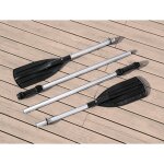 Bateau gonflable bestway hydro - force avec rames et pompe a main 145x350x46 cm