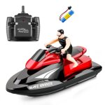 Bateau a moteur grande vitesse pour enfants, jouet, 2. 4g, bateau rc, t�l�commande, app�t de p�che, bateau ...