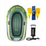 Bateau ponton gonflable 2 places avec rame