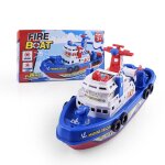 Bateau de secours a jet d'eau pour enfants, jouet educatif et cratif avec musique