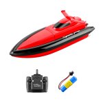 Bateau t�l�command� electrique avec batterie rechargeable unique, 18 min, 3. 7v, 800, 20 km / h, 2. 4g, ...