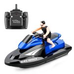 Bateau t�l�command� haute vitesse etanche pour enfants avec batterie usb yonis