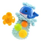 Jouets de bain eau arroseur bec pulvérisation douche pompe à eau jouant enfant bébé jouet dauphins