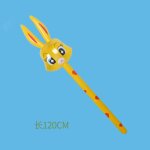 Bton gonflable en pvc pour enfants, jouets pour enfants, tte d'animal, girafe, cadeau