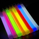 B�tons lumineux avec crochet de 6 pouces, 4 pi�ces, lumi�re d'urgence pour camping en plein air, cadeaux ...