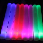 Bâtons lumineux en mousse, 1 pièce, lumière led clignotante, réutilisable, décoration de fête chaude, ... Bâtons lumineux en mousse, 1 pièce, lumière led clignotante, réutilisable, décoration de fête chaude, ...