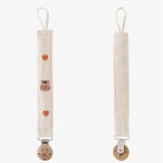 Bton de meulage de dents de sucette de bb, anti - perte en bois, jorinitialisation, garon, fille, ...