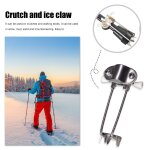 Bâtons de randonnée antidérapants, bâtons de crampons, neige glacée, béquilles, accessoires de plein ... Bâtons de randonnée antidérapants, bâtons de crampons, neige glacée, béquilles, accessoires de plein ...