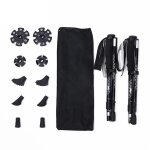 B�tons de trekking pliables d'ext�rieur, b�ton de marche anti - choc pour la randonn�e pour les personnes ...