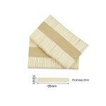 Btonnets a glace en bois multicolores, 50 pices / lot, btonnets a glace popsicle faits a la main, ...