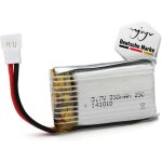 Batterie lithium - polymre 3, 7 v 350 mah 1s avec connecteur molex xh 2. 54 2p pour avion radiocommand, ...