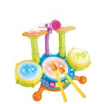 Batterie, tambour jouet, jouets musicaux, jouets d'apprentissage, tambour de jazz kit de batterie jouet ...