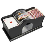 Batteur de cartes manuel avec manivelle, mlangeur de cartes pour blackjack, uno, poker, machine a jouer, ...