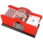 Batteur de cartes manuel avec manivelle, mlangeur de cartes pour blackjack, uno, poker, machine a jouer, ...