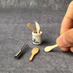 Batteur a ¿ufs pour maison de poup�e, meubles de cuisine, jouet de jeu, d�coration de meubles, cadeaux ...