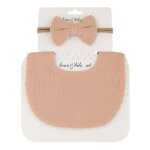 Bavoir d'alimentation pour bb, ensemble de bandeau a nud elastique, serviette de salive