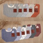 Bavoirs d'alimentation en coton pour b�b�, 1 pi�ce, bavettes pour nouveau - n�, joli tissu pour homme, ...