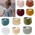 Bavoir d'alimentation en coton pur pour b�b�s, serviette bandana, en forme de triangle, echarpe pour ...
