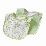 Bavoir d'alimentation imperméable pour bébé, 2 pièces, tablier serviette, bandanas Bavoir d'alimentation imperméable pour bébé, 2 pièces, tablier serviette, bandanas