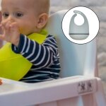 Bavoir d'alimentation en silicone etanche et r�glable pour b�b�, tablier pour manger et boire, protection ...
