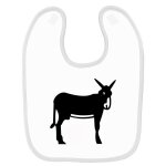 Bavoir b�b� imprim� ane catalan blanc