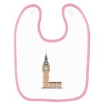 Bavoir b�b� imprim� bigben england rose