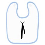 Bavoir bb imprim cravate 2 bleu