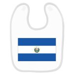 Bavoir b�b� imprim� drapeau salvador blanc