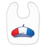 Bavoir bb imprim france drapeau bert blanc