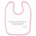 Bavoir b�b� kaamelott kadoc dans le cul du coq rose
