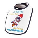 Bavoir bêtises avec parrain astronaute fusée cadeau naissance baby shower noël anniversaire enfant nourrisson ... Bavoir bêtises avec parrain astronaute fusée cadeau naissance baby shower noël anniversaire enfant nourrisson ...