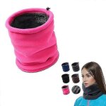 Bavoir chaud 3 en 1, echarpe multifonctionnelle pour hommes et femmes, echarpe polaire chaude, bonnet ...