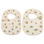 Bavoir en coton pour b�b�, 2 pi�ces, pour nourrissons, filles et gar�ons, imperm�able a l'eau, accessoire ...