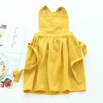 Bavoir en coton et lin pour bb, a la mode, de style coren, pour les elves de l'enfants, tablier pour ...