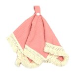 Bavoir en coton pour nouveau - n�, 1 pi�ce, bouton pression, serviette en triangle doux, mouchoir