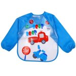 Bavoir impermable anti - salissure pour bb de 0 a 3 ans, manches longues, peinture artistique, tablier ...