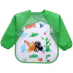 Bavoir impermable anti - salissure pour bb de 0 a 3 ans, manches longues, peinture artistique, tablier ...