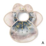 Bavoir impermable pour bb, serviette de salive de dessin anim, poche de riz, fournitures d'alimentation ...