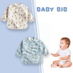 Bavoir impermable a manches longues pour bb et enfant en bas age, vtement pour enfant de 0 a 6 ans, ...