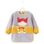 Bavoirs impermables a manches longues pour bb, vtement d'alimentation pour le djeuner, souris et ...