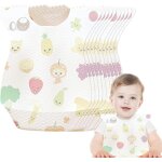 Bavoirs jetables impermables pour bb avec poche de rcupration des aliments, adapts aux tout - petits, ...