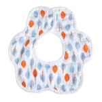 Bavoirs en mousseline de gaze pour b�b�, 6 couches, bandana, tissu doux pour nouveau - n�, serviette ...
