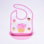 Bavoirs de s�curit� imperm�ables pour b�b�s gar�ons et filles, a manches longues, en tissu d'alimentation, ...