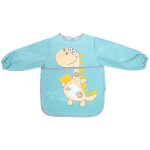 Bavoir de sevrage imperm�able a manches pour b�b� - blouse couvrante pour l'alimentation et les activit�s ...