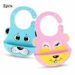 Bavoir en silicone pour bébé de 6 mois a 3 ans - imperméable, facile a nettoyer, tour de cou réglable, ... Bavoir en silicone pour bébé de 6 mois a 3 ans - imperméable, facile a nettoyer, tour de cou réglable, ...