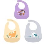 Bavoirs en silicone de haute qualit avec poche anti - fuite, ajustement rglable, faciles a nettoyer ...
